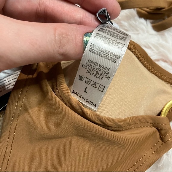 FORPLAY Saint Kitts Triangle Bikini Tie Set in Mocha Brown - Picture 13 of 13